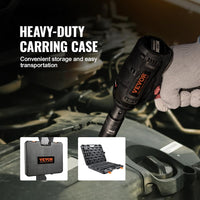 VEVOR 1/2" Drive Impact Socket Set, 65 Piece SAE 3/8" to 1-1/4" and Metric 10-24mm, 6 Point Cr-V Alloy Steel for Auto Repair, Easy-to-Read Size Markings, Rugged Construction, Storage Case