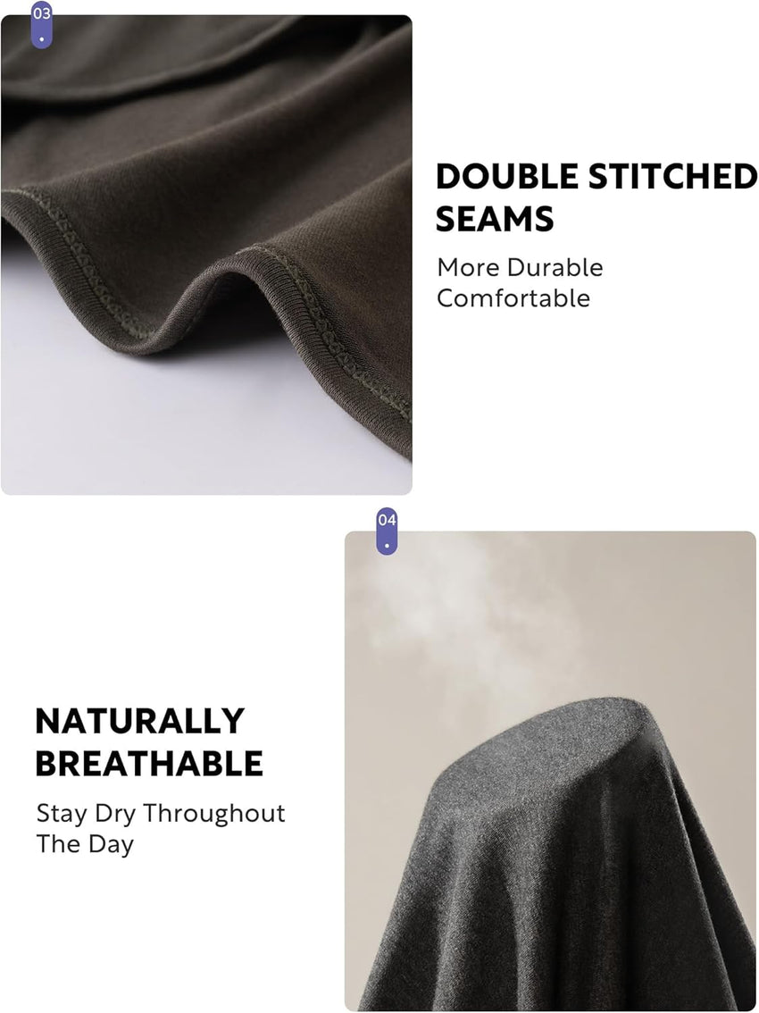 DAVID ARCHY Men's Underwear Briefs Rayon Made from Bamboo Wicking-Moisture Support Pouch Soft Underwear for Men 4 or 7 Pack