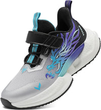 VITUOFLY Boys Sneakers Kids Running Shoes Girls Mesh Fitness Shoe Indoor Training Sneaker Lightweight Outdoor Sports Athletic Tennis Shoes for Little Kid/Big Kid