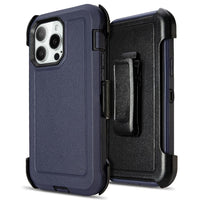for Black iPhone 16 Pro Case with Belt Clip, for Shockproof iPhone 16 Pro Case Heavy Duty,3 Layers of Sturdy,Anti-Drop,Military-Grade Defender Cover for iPhone 16Pro Case Black