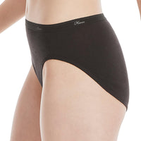 Hanes womens High-cut Panties Pack, High-waisted Briefs, Moisture-wicking Cotton Underwear, 10-pack (Colors May Vary)
