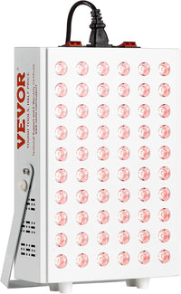 VEVOR Red Light Therapy for Body Face, 60 Dual-Chip LEDs, Red 660nm & Near Infrared 850nm Combo, High Power Red Light Therapy Panel for Recovery, Pain Relief, Wound Healing, Skin Health, 80W