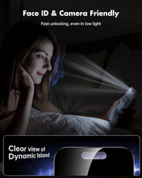 UNBREAKcable Privacy Screen Protector for iPhone 16 Pro Max (6.9-Inch), 2-Pack + 2 Lens Protectors|25° Anti-Spy|9H Hardness|Anti-Fingerprint|HD Clarity Tempered Glass