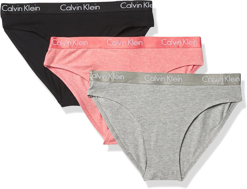 Calvin Klein womens Motive Cotton Multipack Bikini Panty 2 Pack