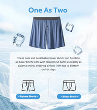 DAVID ARCHY Mens Underwear Bamboo Rayon Boxers for Men Breathable and Cool Men's Boxer Shorts with Button Fly 3 or 5 Pack