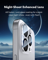 UNBREAKcable iPhone 16 Pro Max Screen Protector 3-Pack, 3 Tempered Glass + 3 Camera Lens Protectors, 9H Hardness, HD Clarity, Anti-Fingerprint, Case Friendly, 6.9 Inch