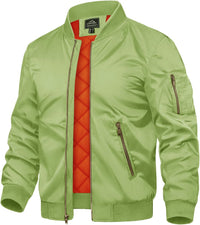 7DAY'S Men's Jackets-Bomber Jacket Fall Winter Warm Windbreaker Full Zip Casual Padded Coats