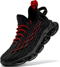 JMFCHI Boys Girls Kids' Sneakers Knitted Mesh Sports Shoes Breathable Lightweight Running Shoes for Kids Fashion Athletic Casual Shoes