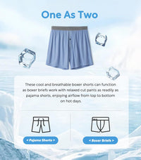 DAVID ARCHY Mens Underwear Bamboo Rayon Boxers for Men Breathable and Cool Men's Boxer Shorts with Button Fly 3 or 5 Pack