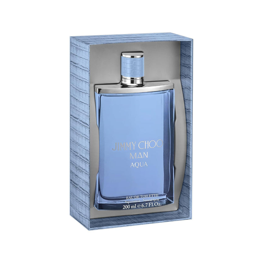 JIMMY CHOO - Man Aqua Eau de Toilette - Men's Fragrance - Fougere Marine Woody - With notes of Grapefruit, Clary Sage & Salty Moss