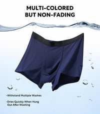 DAVID ARCHY Mens Underwear Rayon Made from Bamboo 7-Pack, Wicking-Moisture & Cool Boxer Briefs with Support Pouch