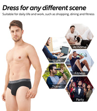 DAVID ARCHY Men's Underwear Briefs Rayon Made from Bamboo Wicking-Moisture Support Pouch Soft Underwear for Men 4 or 7 Pack