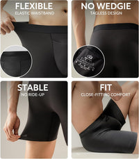 DAVID ARCHY Mens Underwear Cotton Boxer Briefs with Pouch Ultra Moisture Wicking Breathable Soft with Horizontal Fly 3 Pack