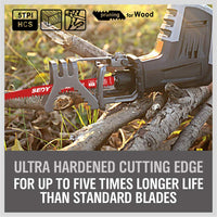 36-Piece Ultimate Reciprocating Saw Blade Set - Premium Saw Blades, Durable Wood & Metal Cutting Blades with Storage Pouch, Long-Lasting Pruning Blades