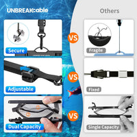 UNBREAKcable IPX8 Waterproof Phone Pouch 2-Pack, Double Space Waterproof Phone Case for iPhone 15 16 Pro Max up to 7", Cellphone Dry Bag with Lanyard for Vacation Beach Kayak Cruise Travel Essentials