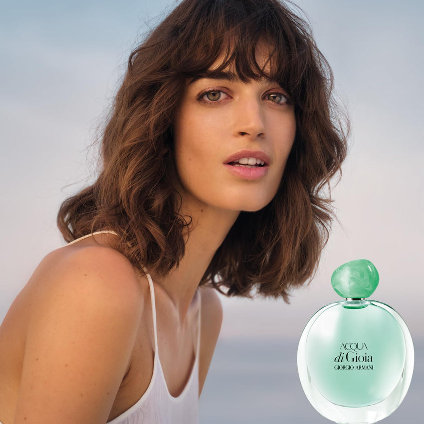 Armani Beauty - Acqua di Gioia - Eau de Parfum - Floral Fruity Fragance for Women - Primofiore Lemon, Water Jasmin, Cedarwood Notes