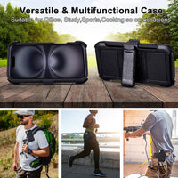 for Phone Case iPhone 16 Plus Case Black with Belt Clip Heavy Duty Holster for ShockPlusof Cases,3 Layers of Sturdy,Military Grade Defender Cover for iPhone 16 Plus Cases Black 6.7 Inch