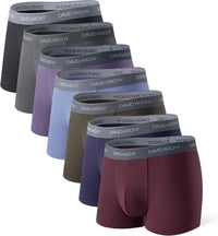 DAVID ARCHY Mens Trunks Underwear Soft Breathable Rayon Made from Bamboo Trunk No Fly Pouch
