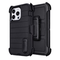 for Phone Case iPhone 13 Pro Max Case Black with Belt Clip Heavy Duty Holster for Shockproof Cases,3 Layers of Sturdy,Military Grade Defender Cover for iPhone 13 Pro Max Cases Black 6.7 Inch