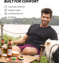 DAVID ARCHY Men's Underwear Ultra Soft Modal Support Pouch Trunks Moisture Wicking Boxer Briefs for Men Multipack