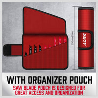 36-Piece Ultimate Reciprocating Saw Blade Set - Premium Saw Blades, Durable Wood & Metal Cutting Blades with Storage Pouch, Long-Lasting Pruning Blades