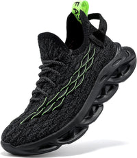 JMFCHI Boys Girls Kids' Sneakers Knitted Mesh Sports Shoes Breathable Lightweight Running Shoes for Kids Fashion Athletic Casual Shoes