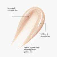 TULA Skin Care Glaze Plumping Lip Treatment - Hydrating & Glossy Lip Balm with Hyaluronic Acid & Peptides, 0.28 oz.