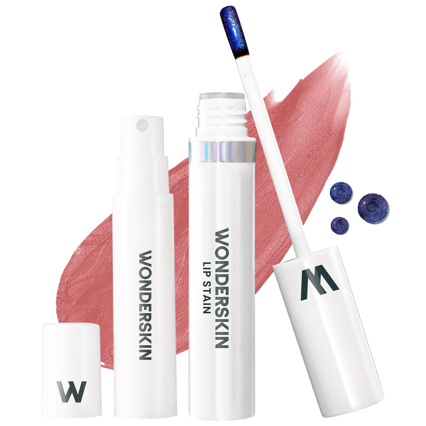 Wonderskin Wonder Blading All Day Lip Stain Peel Off Masque - Long Lasting, Waterproof and Transfer Proof Nude Lip Tint, Matte Finish Peel Off Lip Stain (Whimsical Masque)