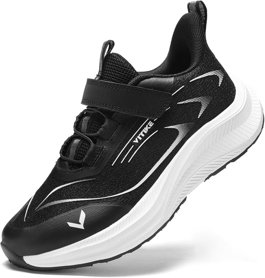 JMFCHI Boys Girls Kids' Sneakers Knitted Mesh Sports Shoes Breathable Lightweight Running Shoes for Kids Fashion Athletic Casual Shoes