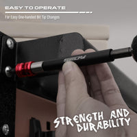 5-Piece 2", 4", 6", 12", 17" Extra Long Magnetic Screwdriver Bit Holders, 1/4 Inch Hex Shank Quick Release Extension Adapter, Durable CR-V Steel, Universal Fit for Impact Driver Bits