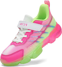 JMFCHI Boys Girls Kids' Sneakers Knitted Mesh Sports Shoes Breathable Lightweight Running Shoes for Kids Fashion Athletic Casual Shoes