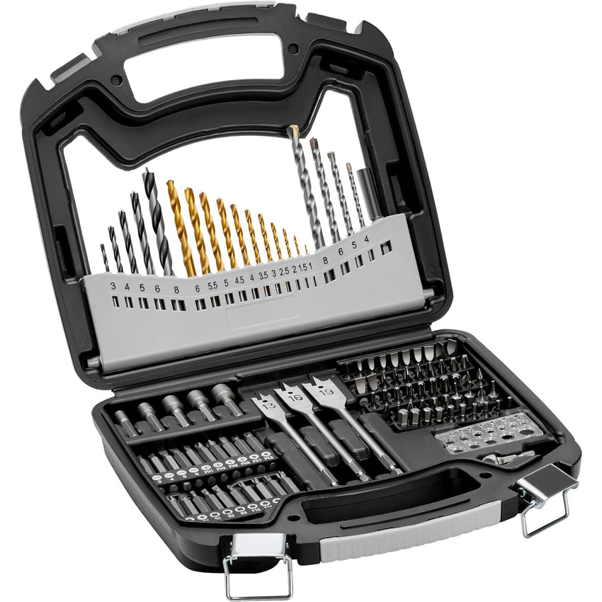 VEVOR Drill Bit Set, 246 Pieces Drill and Driver Bit Set, Screwdriver Bit Set Suitable for Wood Metal Cement Drilling and Screw Driving, Drill Bit Sets Combo Kit Assorted in Organized Carrying Case