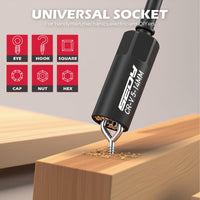 80-Piece Premium Magnetic Impact Nut Driver Set Metric & SAE with Socket Adapters, Bit Holder, Wing Nut Driver, Universal Sockets, Quick Release Extension, Power Bits