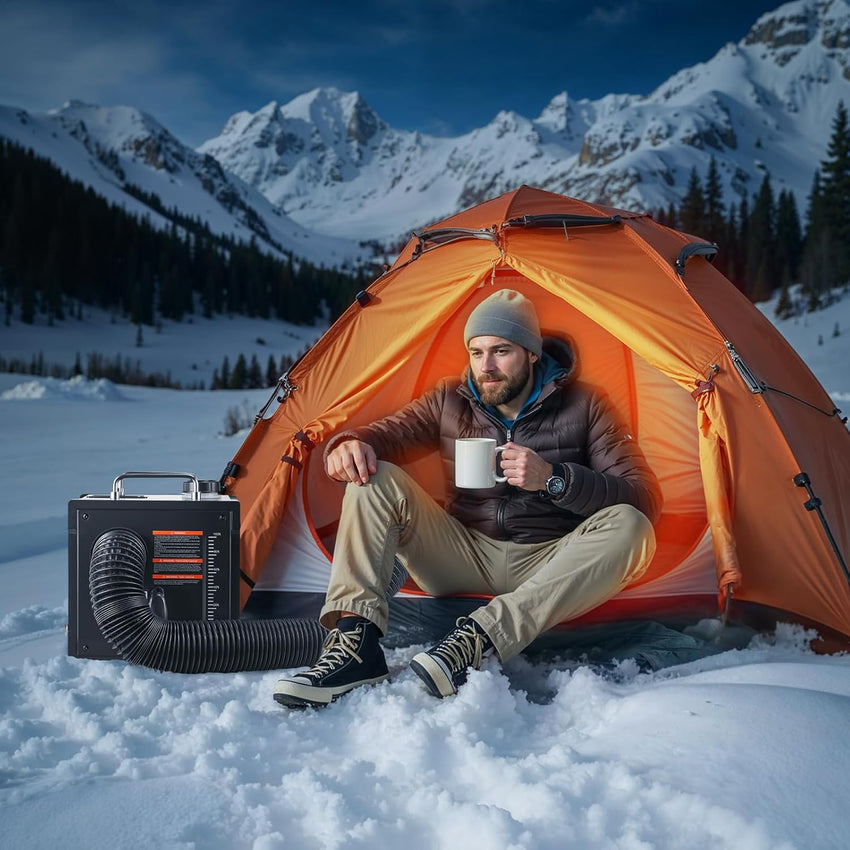 VEVOR Diesel Heater 8KW, DC 12V/24V, All in One Portable Diesel Air Heater with Bluetooth APP Control, Remote Control and LCD Screen, 1.9 Gal Fuel Tank for Trucks, Vans, RVs, Campers, and Garages