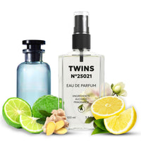 TWINS Impression of Le Beau | Perfume for Men Eau de Parfum | No.7720 | 3.4 Fl Oz / 100 ml