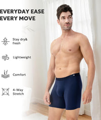 DAVID ARCHY Men's Ultra Soft Underwear Micro Modal Breathable Moisture Wicking Seamless Underwear for Men Multipack