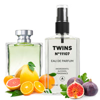 TWINS Impression of Le Beau | Perfume for Men Eau de Parfum | No.7720 | 3.4 Fl Oz / 100 ml