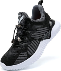 JMFCHI Boys Girls Kids' Sneakers Knitted Mesh Sports Shoes Breathable Lightweight Running Shoes for Kids Fashion Athletic Casual Shoes