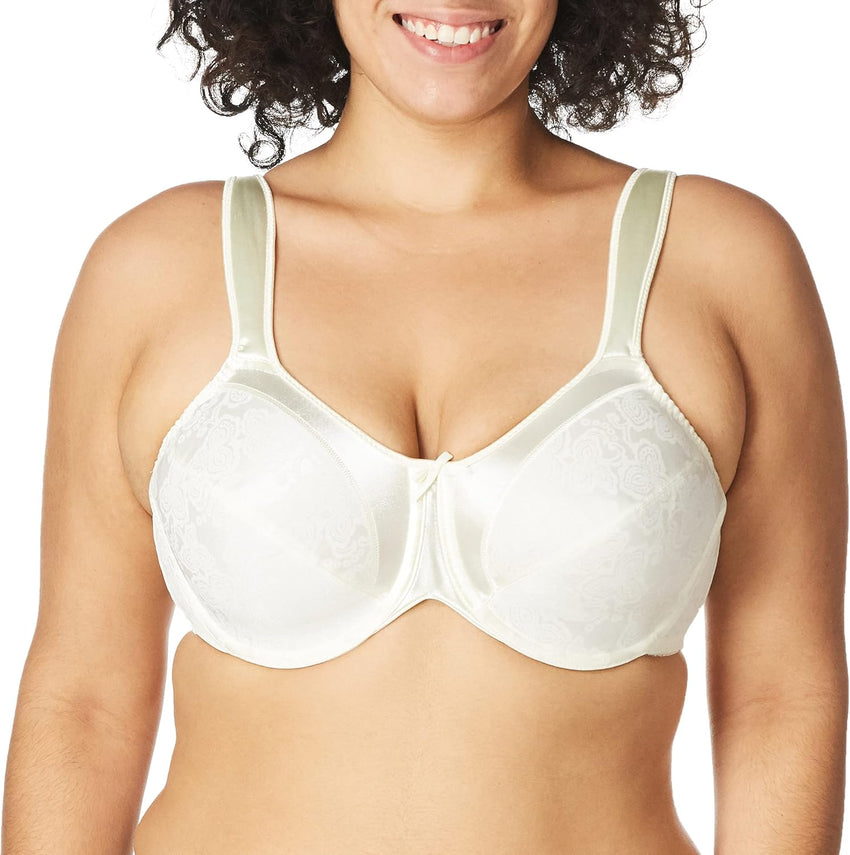 Bali Women's Satin Tracings Minimizer Underwire Bra