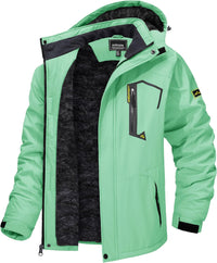 7DAY'S Men's Winter Skiing Jackets Water Resistant Fleece Coats Insulated Thermal Snowboard Jacket Parka Raincoat with Hood