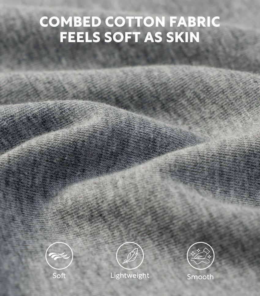 DAVID ARCHY Men's Pajama Pants Cotton Bottoms Soft Lightweight Loungewear with Drawstring and Pockets 2 Pack