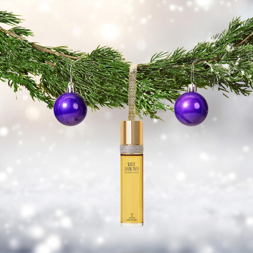 Elizabeth Taylor White Diamonds Women's Perfume, Long-Lasting Floral Fragrance for Her, Eau de Toilette EDT Spray, 3.3 fl oz