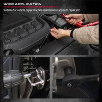 29-Piece 1/2" Drive Impact Socket Set, SAE (3/8 to 1 inch) and Metric (10-24mm) Sizes with Extension Bars Standard Deep Socket Set CR-V Material High Durability Impact Wrench