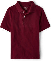 The Children's Place Boys' Uniform Short Sleeve Pique Polo
