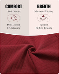 LEVAO Womens Underwear Cotton Cheeky Bikini Panties for Women Lace Stretch Hipster Ladies Briefs Multipack S-XXL