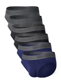 DAVID ARCHY Men's Underwear Briefs Rayon Made from Bamboo Wicking-Moisture Support Pouch Soft Underwear for Men 4 or 7 Pack