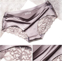 Silky Smooth Invisible Hipster Bikini Underwear for Women Frozen Silk Seamless Panties with Silky Tactile Touch