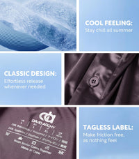 DAVID ARCHY Stretch Satin Boxers for Men, Silk Feeling Boxer Shorts, Breathable Loose Men's Underwear for Sleep 3 Pack