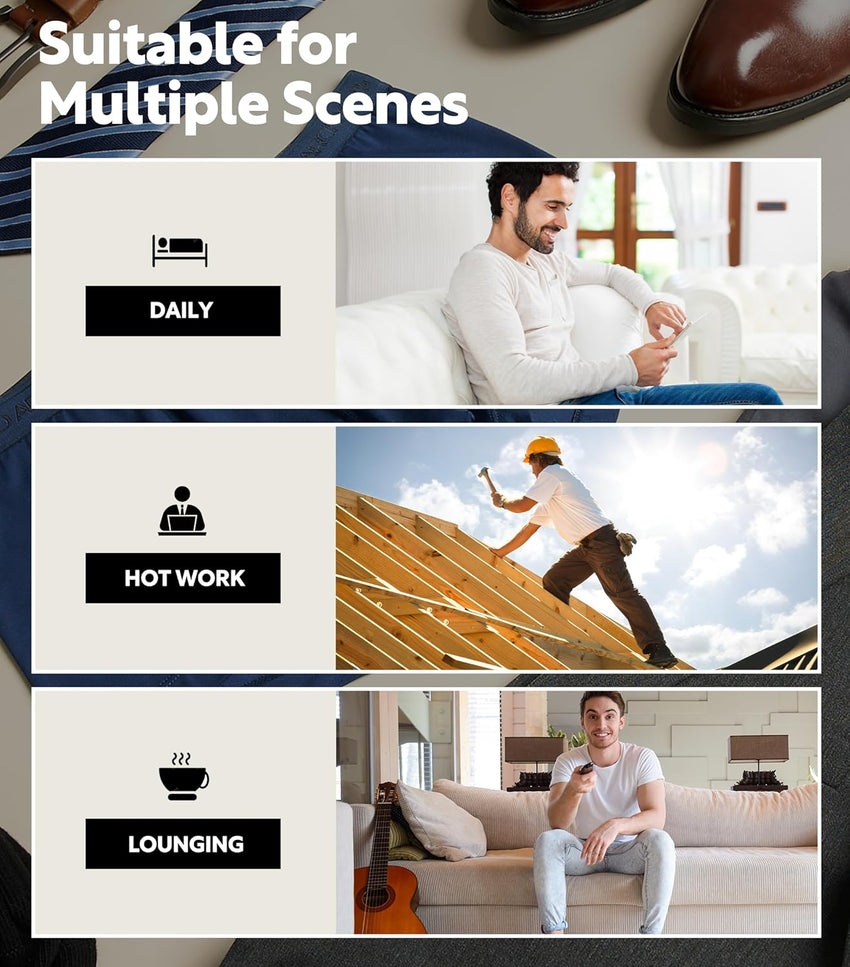 DAVID ARCHY Men's Underwear Ultra Soft Modal Support Pouch Trunks Moisture Wicking Boxer Briefs for Men Multipack