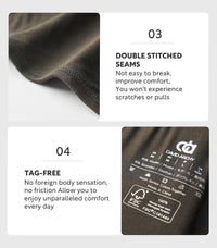 DAVID ARCHY Men's Briefs Modal No Fly Underwear Support Pouch Soft Comfort Briefs for Men 4 Pack